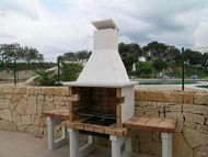 Grill - Rollstuhlgerechtes Ferienhaus Finca Mallorca behindertengerecht Can Picafort